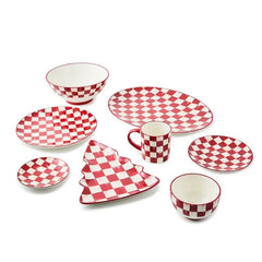 Cherry Check Serving Platter