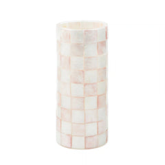 Courtly Check Capiz Vase