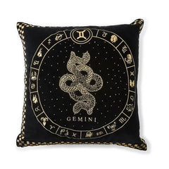 Gemini Zodiac Throw Pillow
