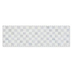 Sterling Checkered 2'6" x 8' Washable Runner