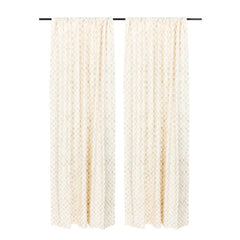 Mocha Check 84" Curtain Panel
