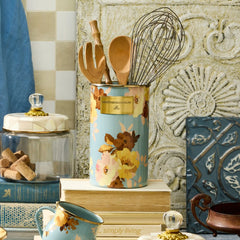 Wildflowers Pink Utensil Holder