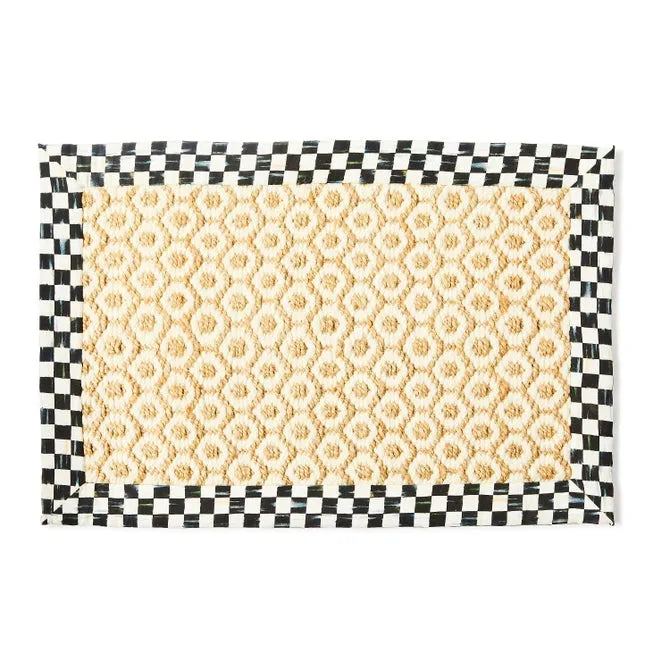 Courtly Check Natural Honeycomb 2' x 3' Jute Rug