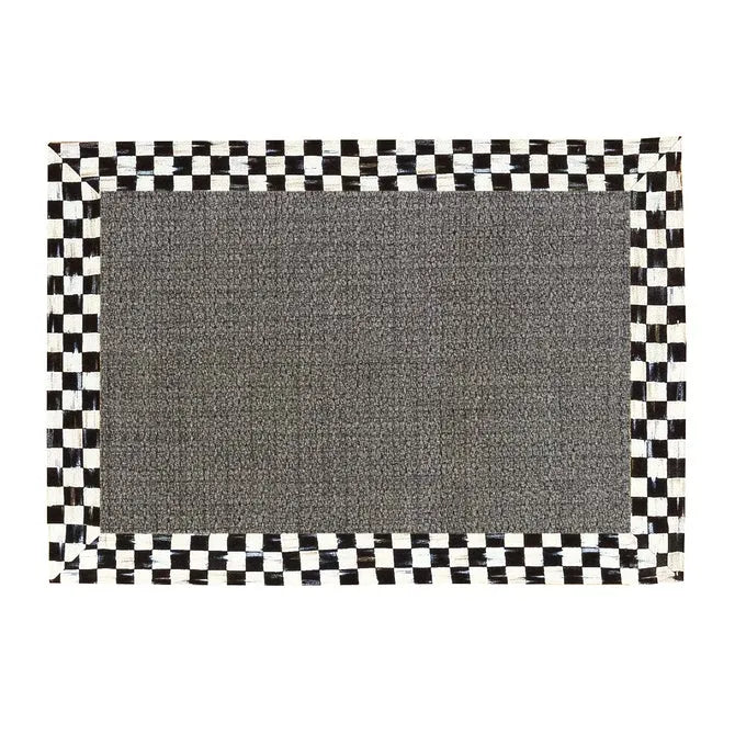 Courtly Check 2' x 3' Grey Sisal Rug