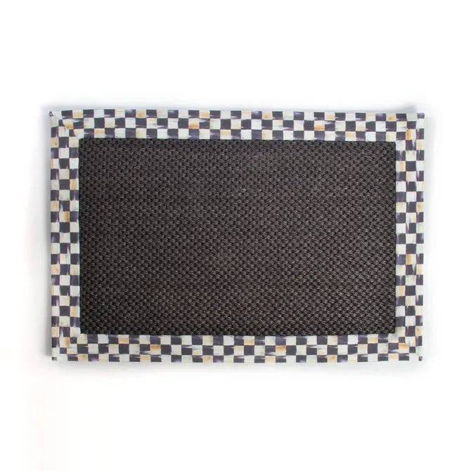 Courtly Check Black Sisal 2' x 3' Rug