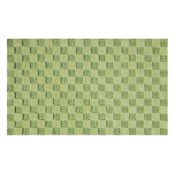 Moss Checkerboard 3' x 5' Rug