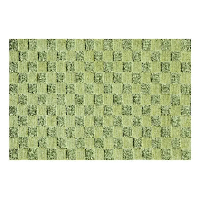Moss Checkerboard 2'3" x 3'9" Rug