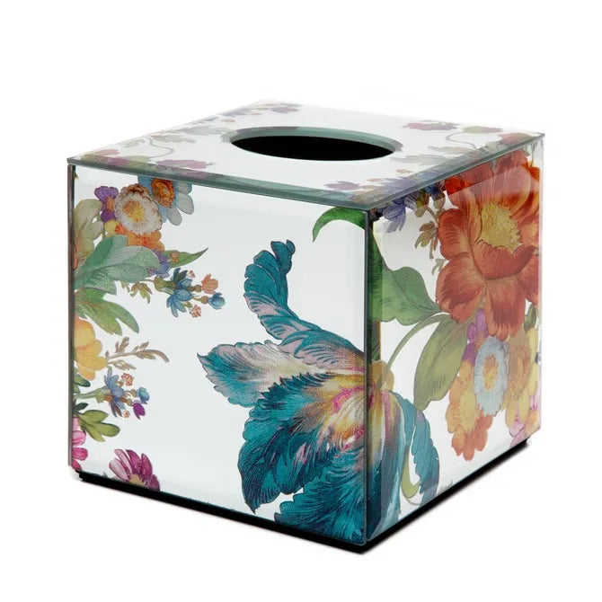 Flower Market Reflections Boutique Tissue Box Cover