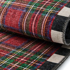 Royal Stewart Tartan Red 2'6" x 10' Washable Runner