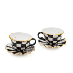 Courtly Teacup Salt & Pepper Set