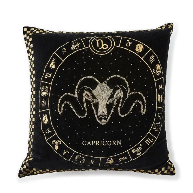Capricorn Zodiac Throw Pillow
