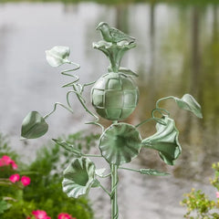 Morning Glory Garden Stake