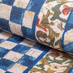 Truly Royal Check 5' x 7'6" Washable Rug