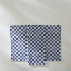 Indigo Check Placemat, Set of 4