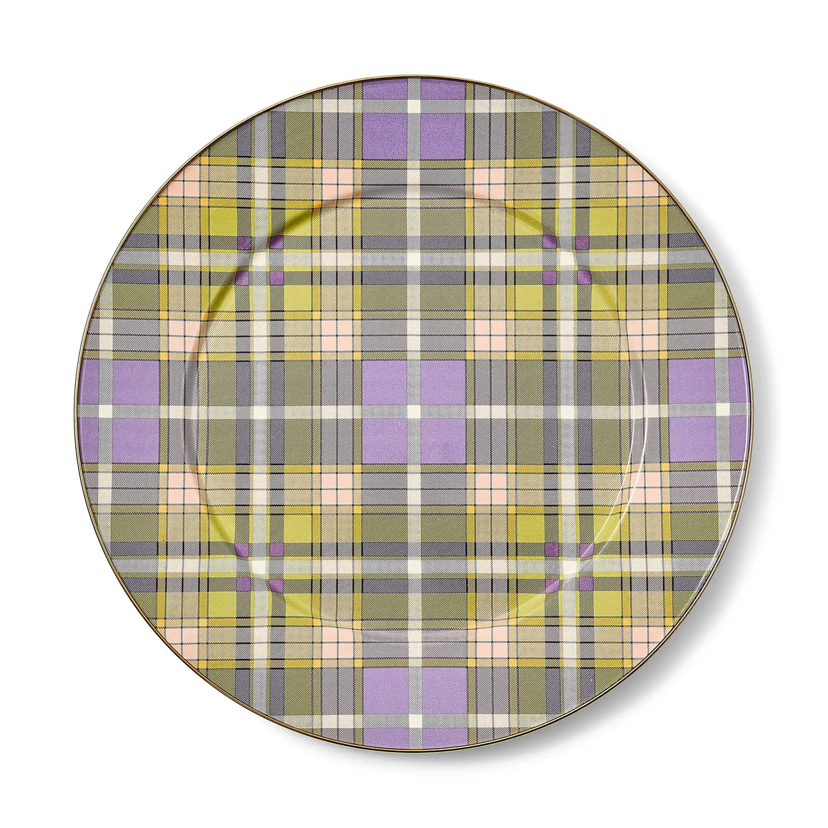 Tartan Mocha Serving Platter