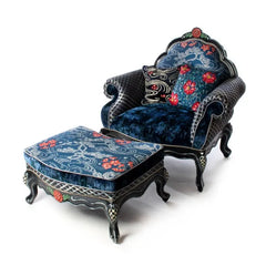 Bluetopia Ottoman