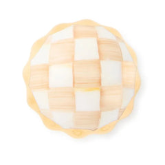 Mocha Check Petit Four Round Knob