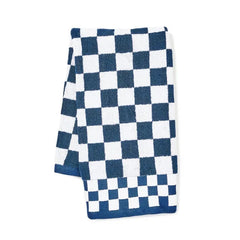 Indigo Check Hand Towel