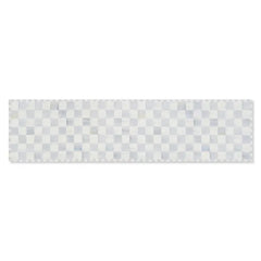 Sterling Checkered 2'6" x 10' Washable Runner