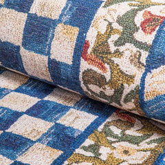 Truly Royal Check 5' x 7'6" Washable Rug