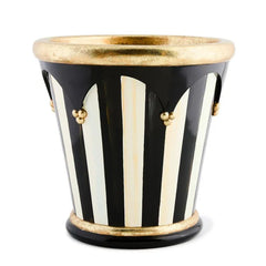 Courtly Stripe 13" Flower Pot