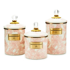 Rosy English Garden Large Canister
